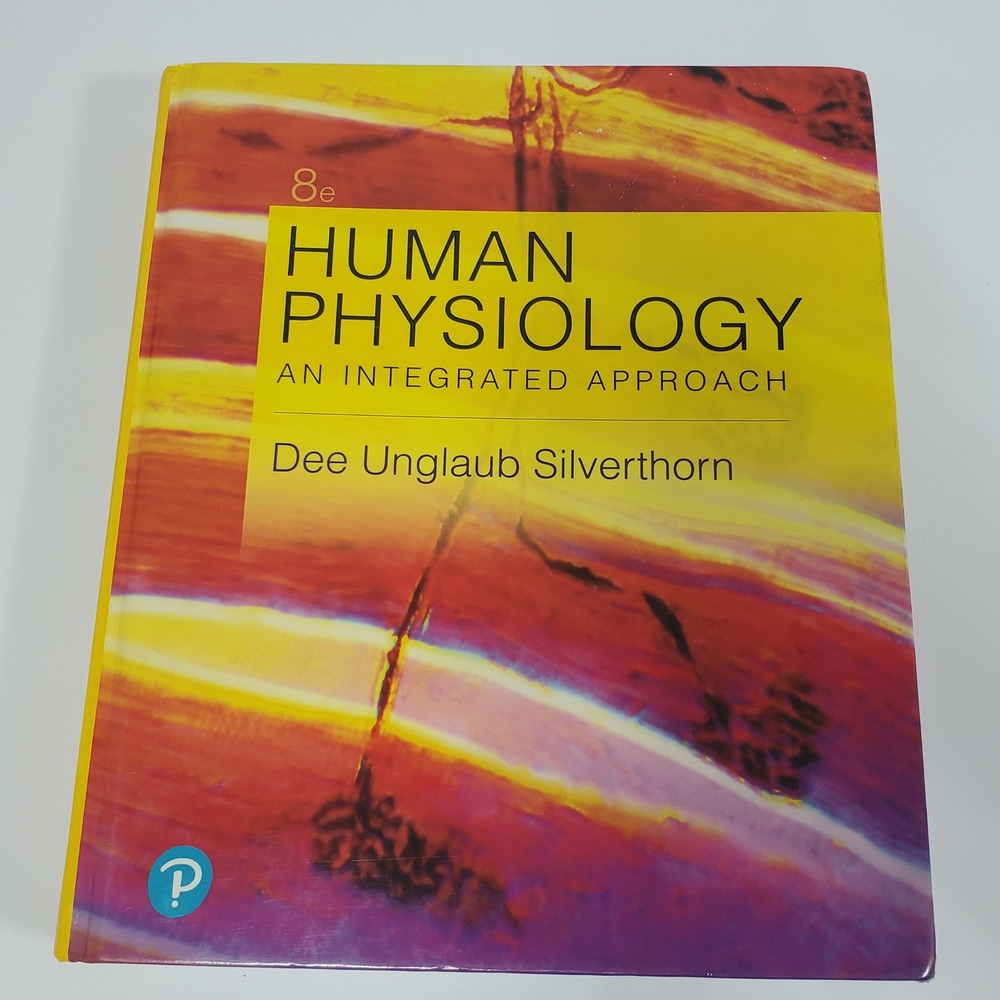 Pearson Human Physiology Textbook Student 8e Multi Excellent Silverthorn 8th Ed